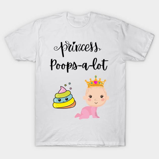 Princess Poops-A-Lot T-Shirt by Monsoon Mandy's Fave Designs!